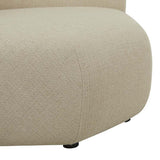 Juno Cloud Corner Sofa Cashew Tweed