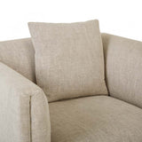 sidney fold sofa chair barley/natural