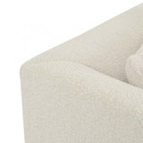 sidney fold sofa chair oat boucle/black