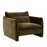 Sidney Peak Sofa Chair Caper Velvet
