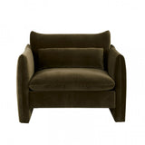 Sidney Peak Sofa Chair Caper Velvet
