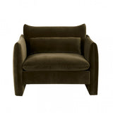 sidney peak sofa chair caper velvet