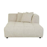 sidney slouch right chaise sofa barley