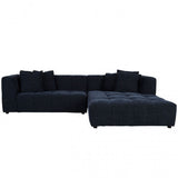 sidney slouch right chaise sofa copeland ink