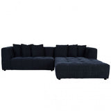 sidney slouch right chaise sofa copeland ink