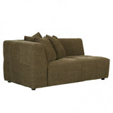 Sidney Slouch Left Arm Sofa Copeland Olive
