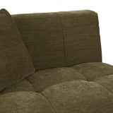 Sidney Slouch Left Arm Sofa Copeland Olive