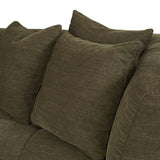 Sidney Slouch Right Arm Sofa Copeland Olive