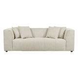 Sidney Slouch Three Seater Sofa Barley