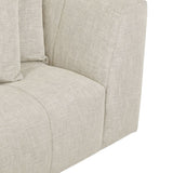 Sidney Slouch Three Seater Sofa Barley