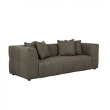 sidney slouch three seater sofa cinder grey