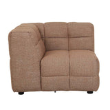 vittoria olive corner seater sofa rust speckle
