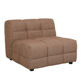 vittoria olive one seater sofa rust speckle