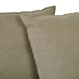 vittoria slip cover one seater sofa washed olive linen