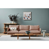 Rufus Contour Marble Side Table Onyx
