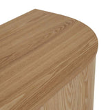 Oberon Crescent Entertainment Unit Natural 2100mm