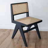 bardot dining chair black